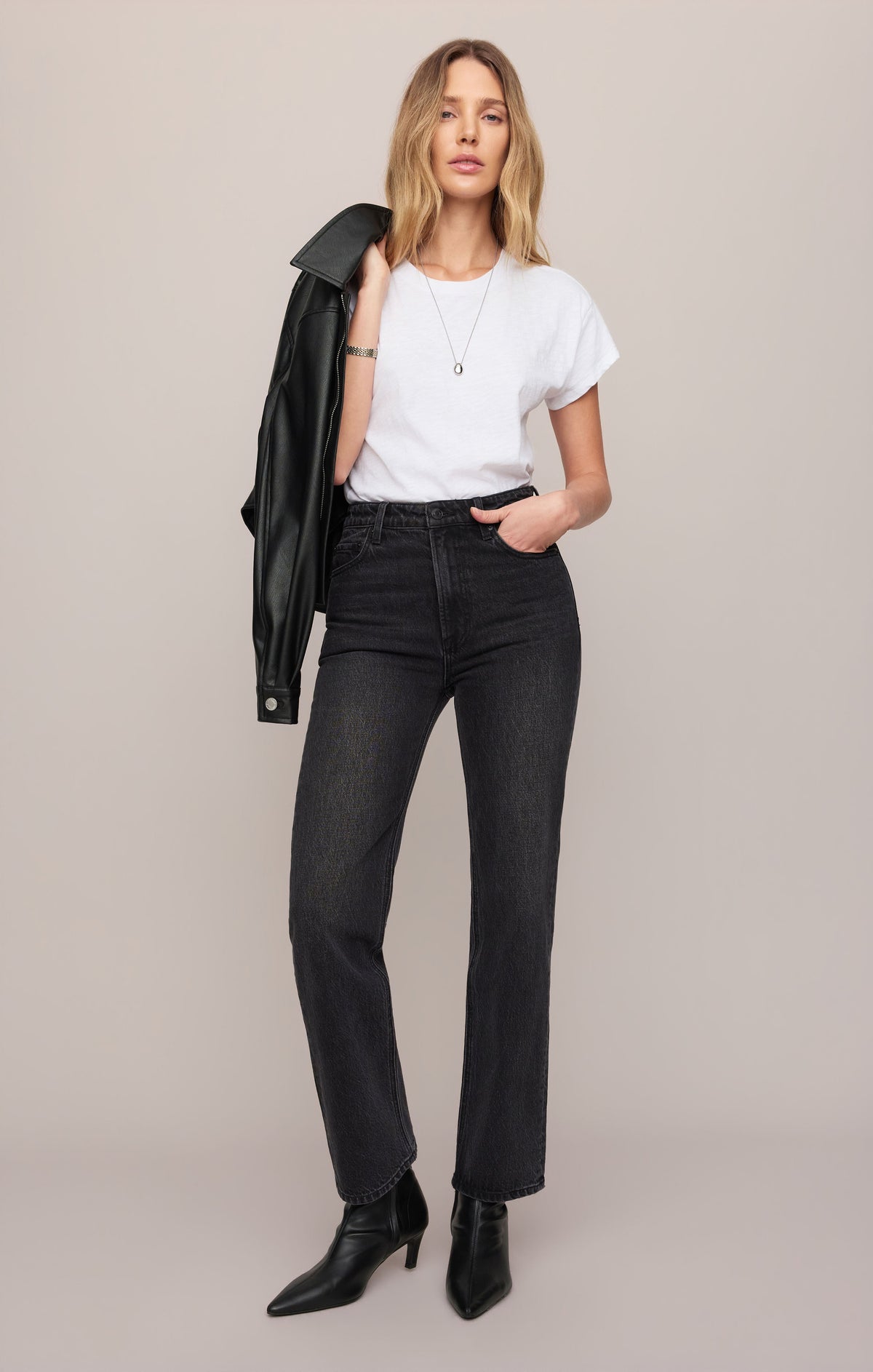 The Muse High-Rise Straight Denim