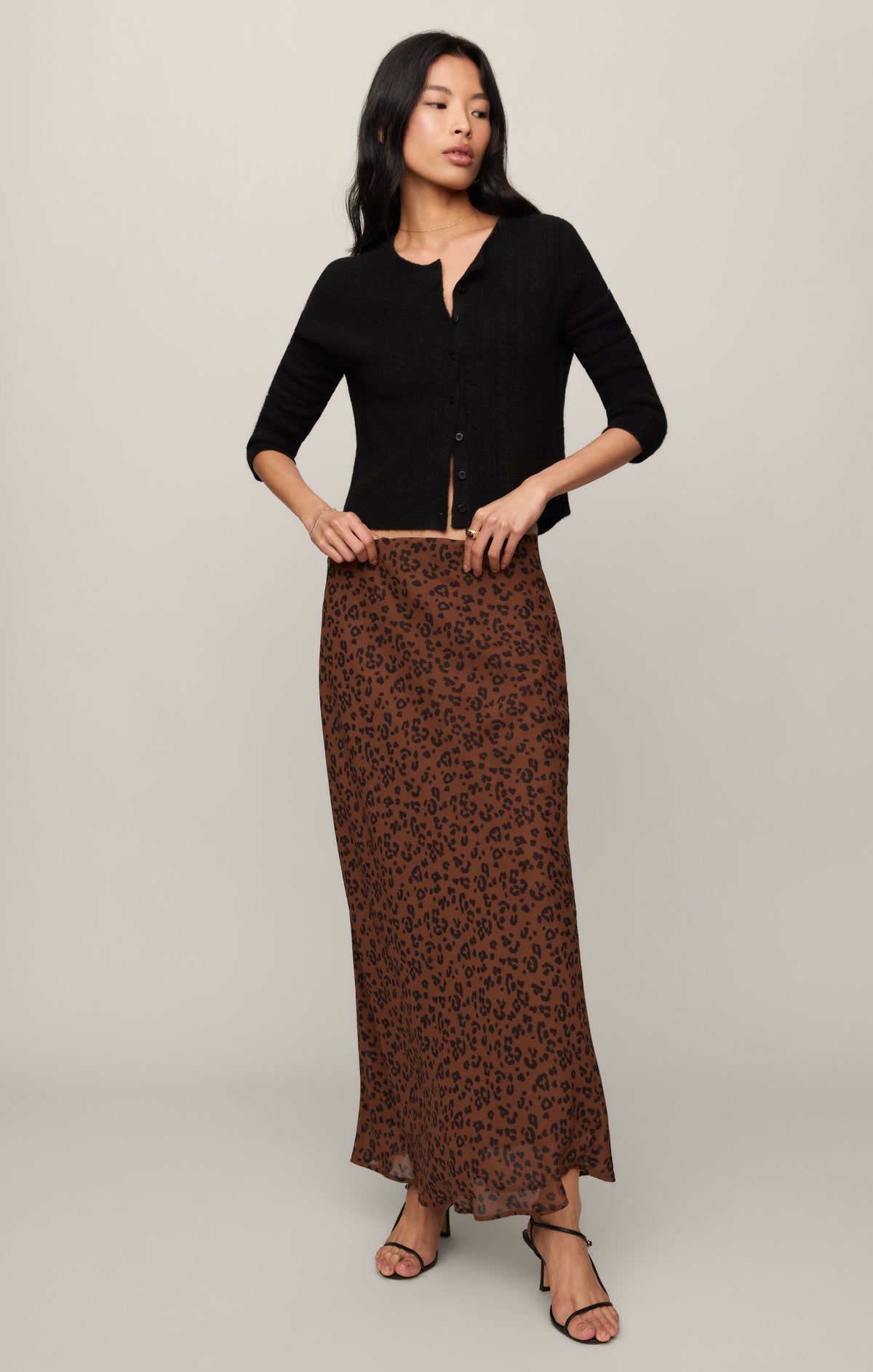 Europa Leopard Maxi Skirt