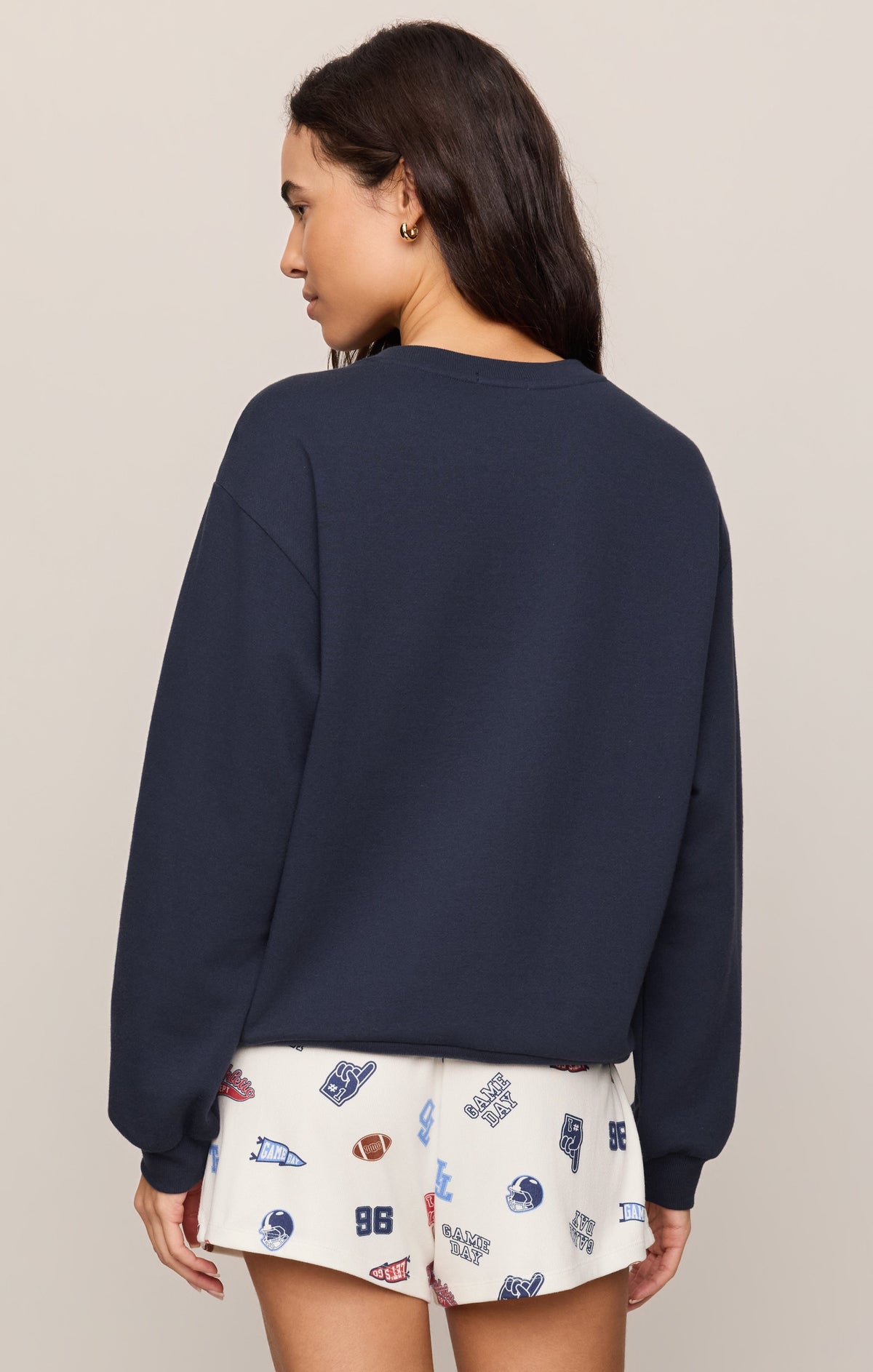 Boyfriend Patch Sweatshirt