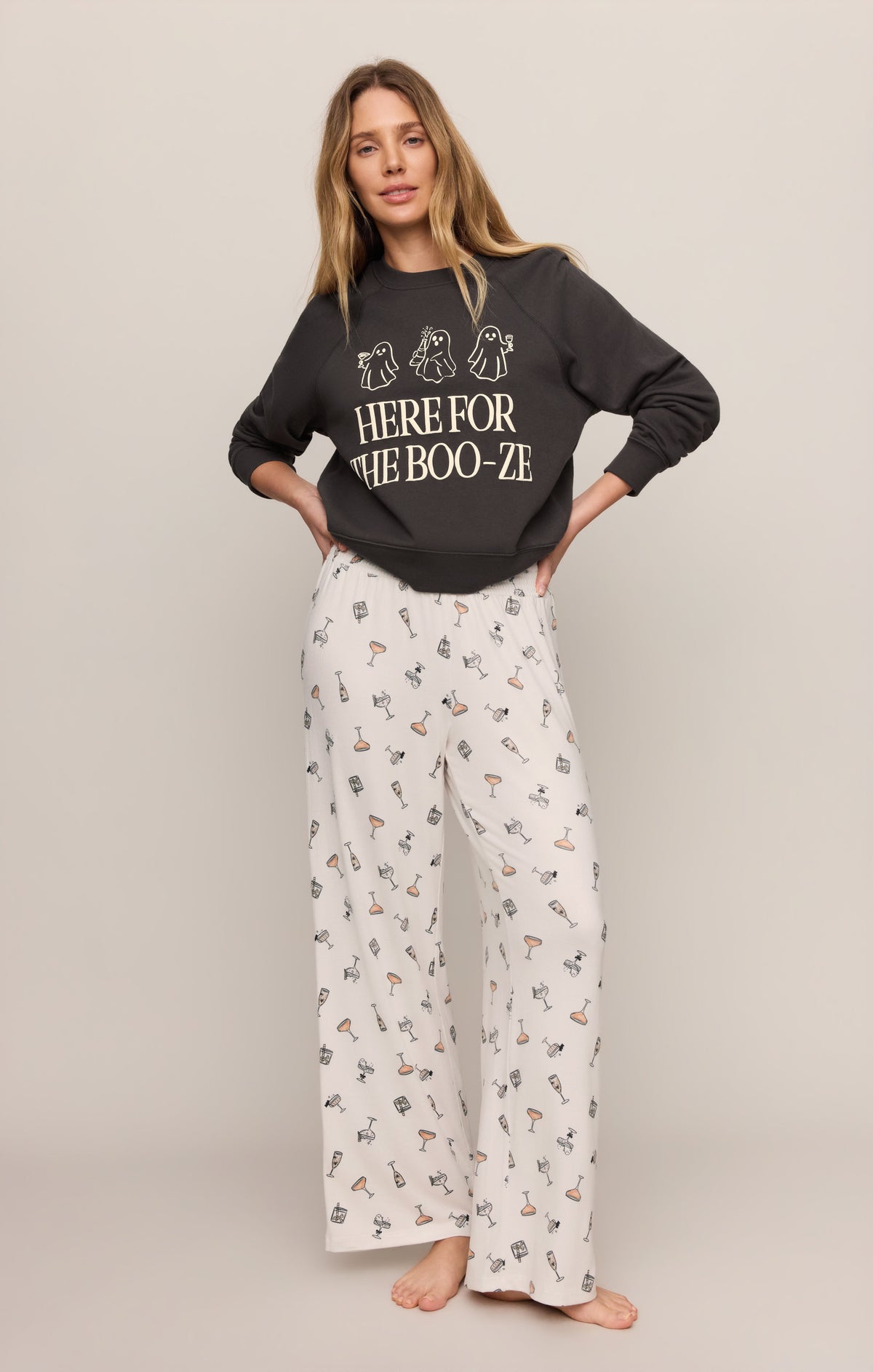 Booze Graphic Sweatshirt