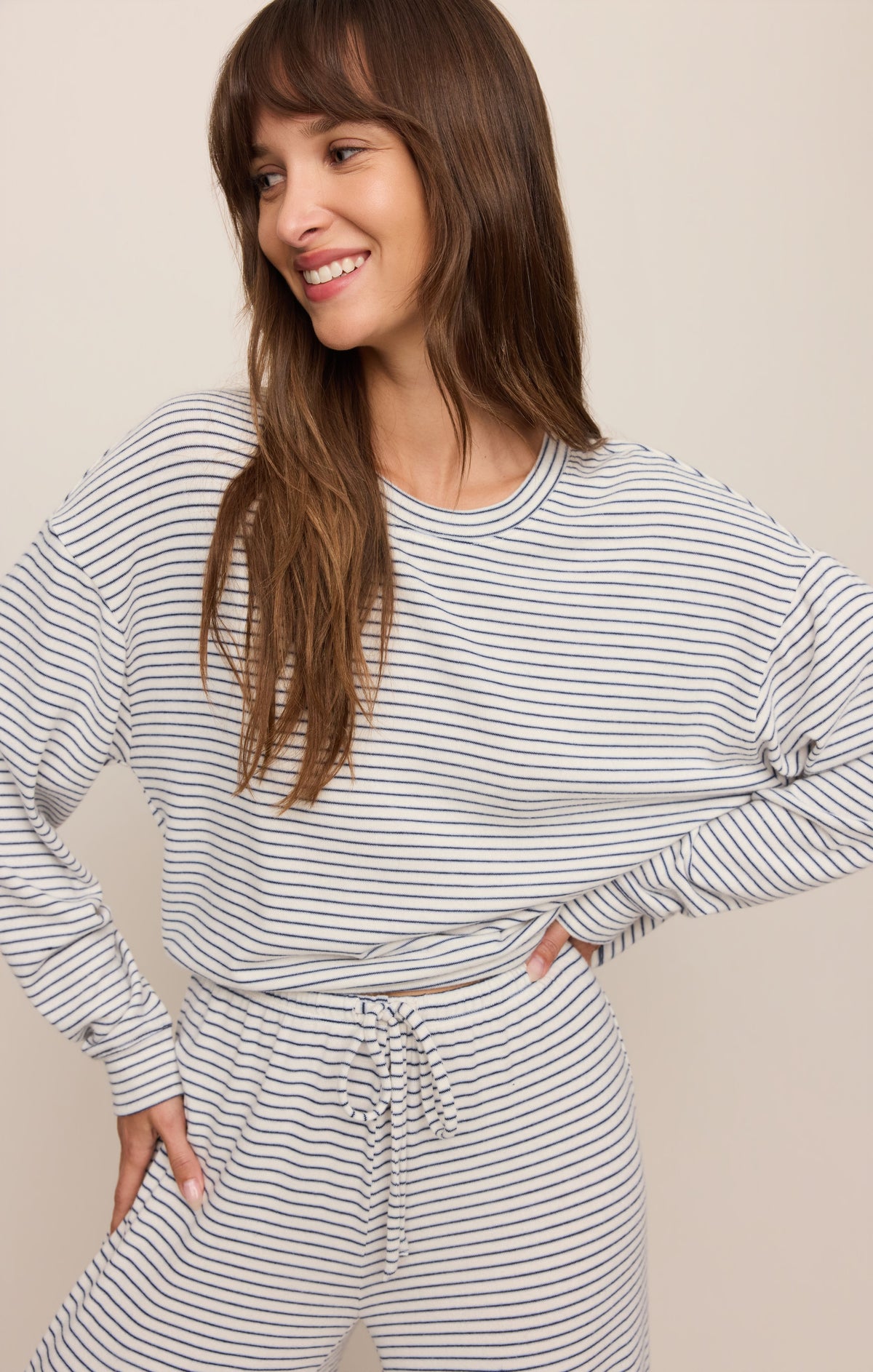 Classic Stripe Long Sleeve Top