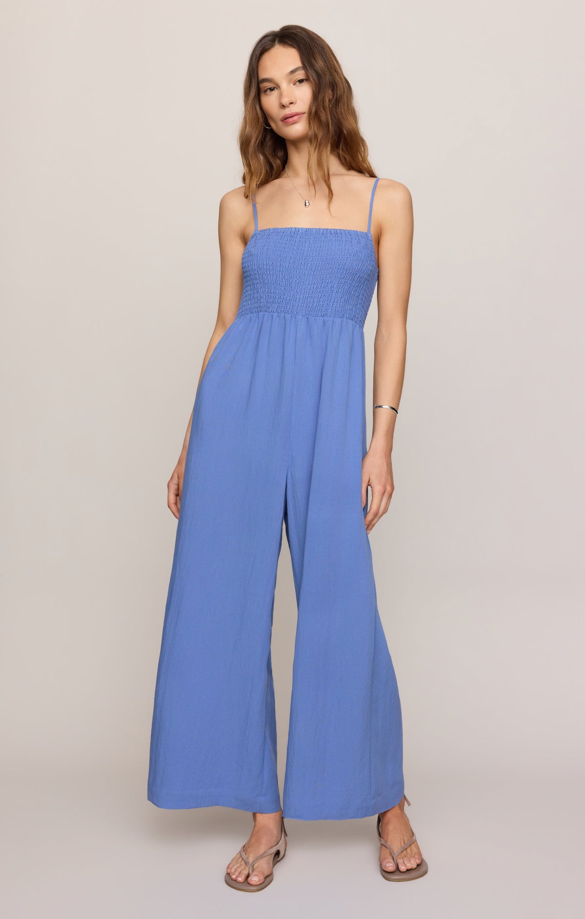 Beachside Smocked Jumpsuit