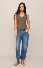 Ellie Rib V-Neck Tank