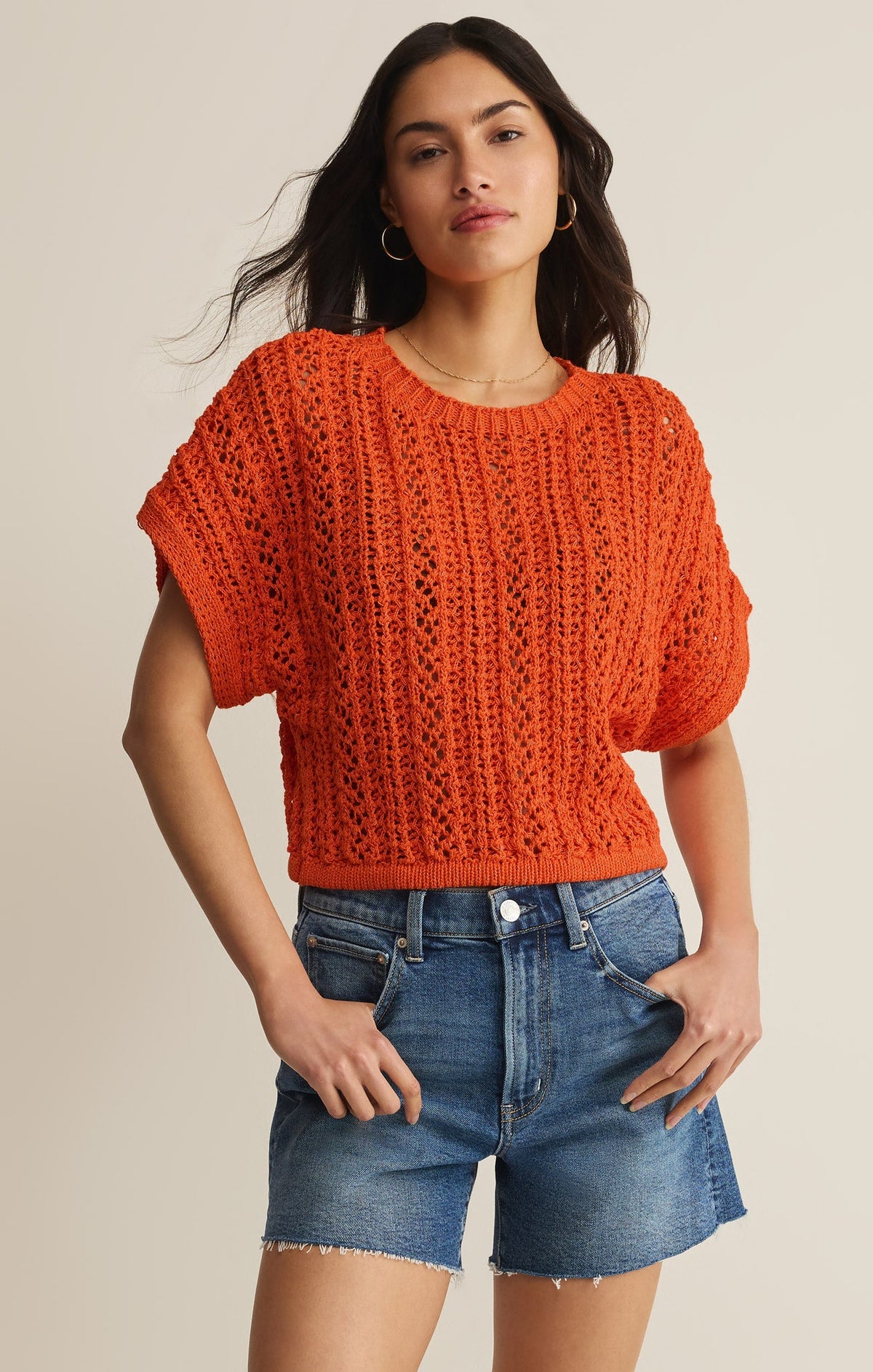 Ballast Crochet Sweater Top
