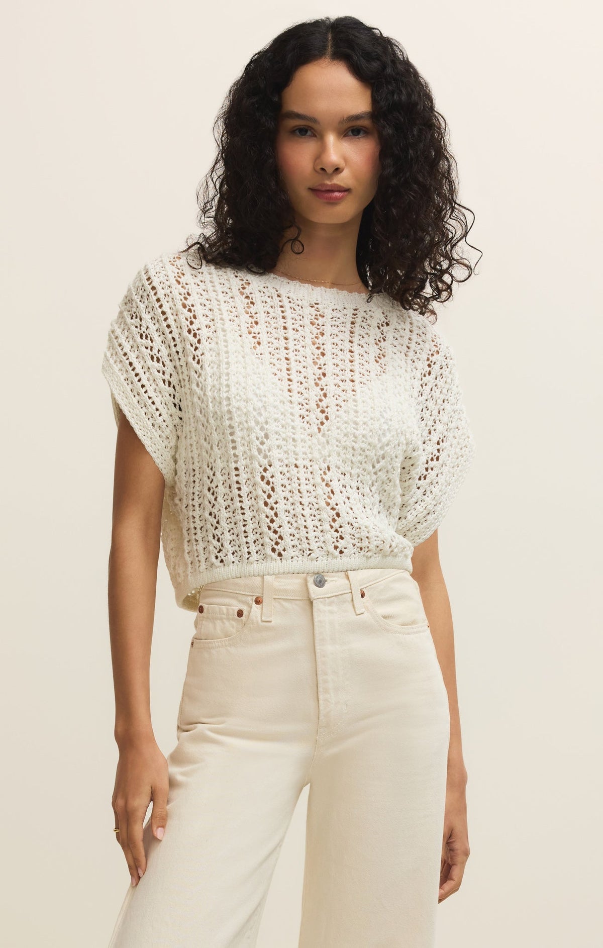 Ballast Crochet Sweater Top