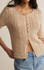 Adria Pointelle Cardigan