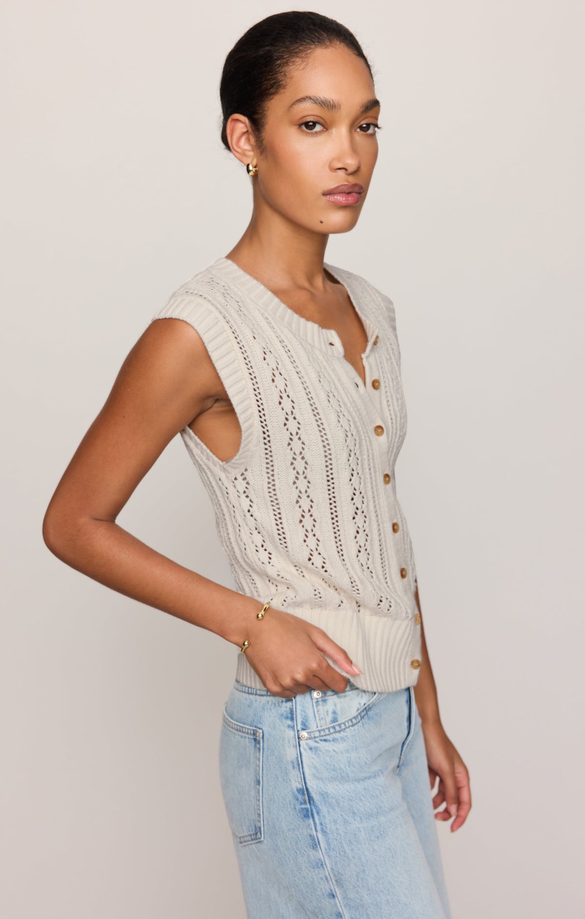 Cabot Crochet Vest