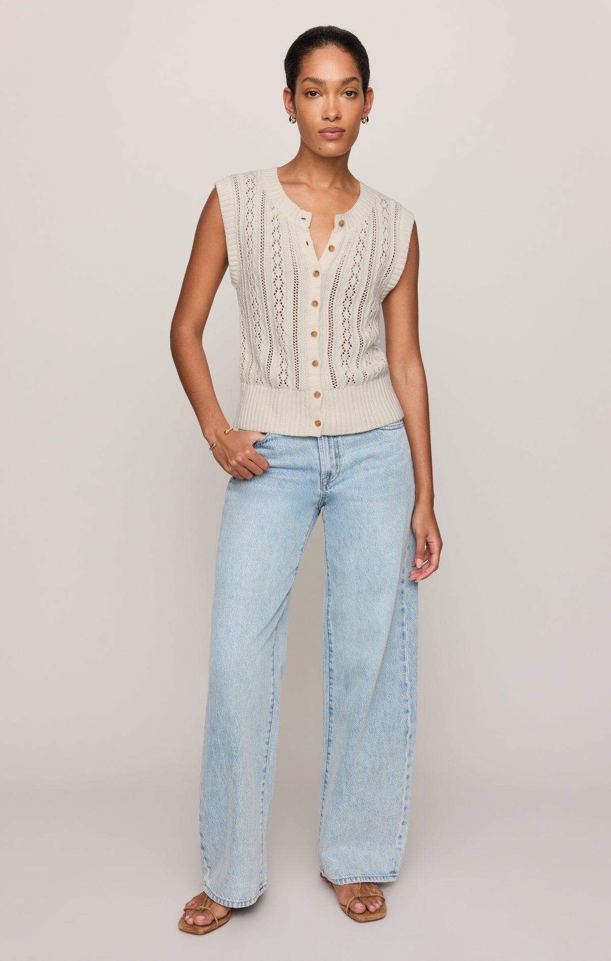 Cabot Crochet Vest