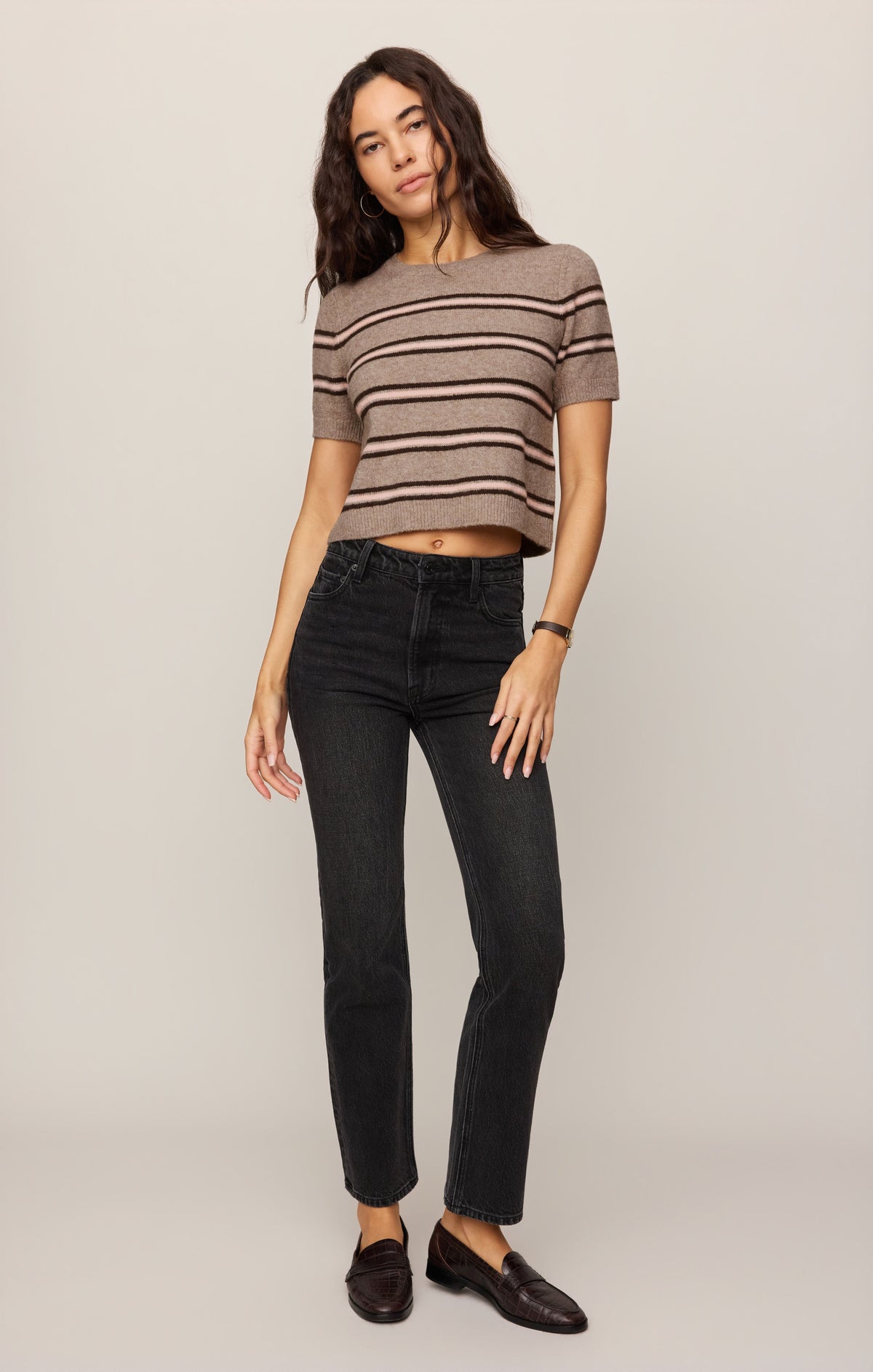 Gatewood Stripe Sweater Tee