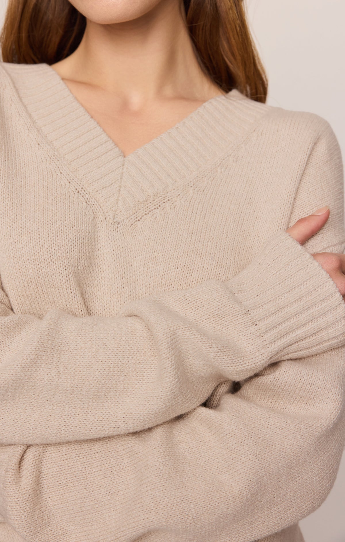 Cloud Spun V-Neck Sweater